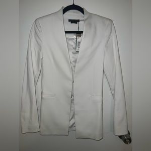 Alice and Olivia white blazer